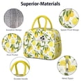 thumbnail image 4 of Lunch Bag Lunch Box for Women Reusable Insulated Lunch Bags,Water-Resistant Lemon Print Cooler Lunch Tote Bag, Large Capacity for Work Travel Picnic, 4 of 6