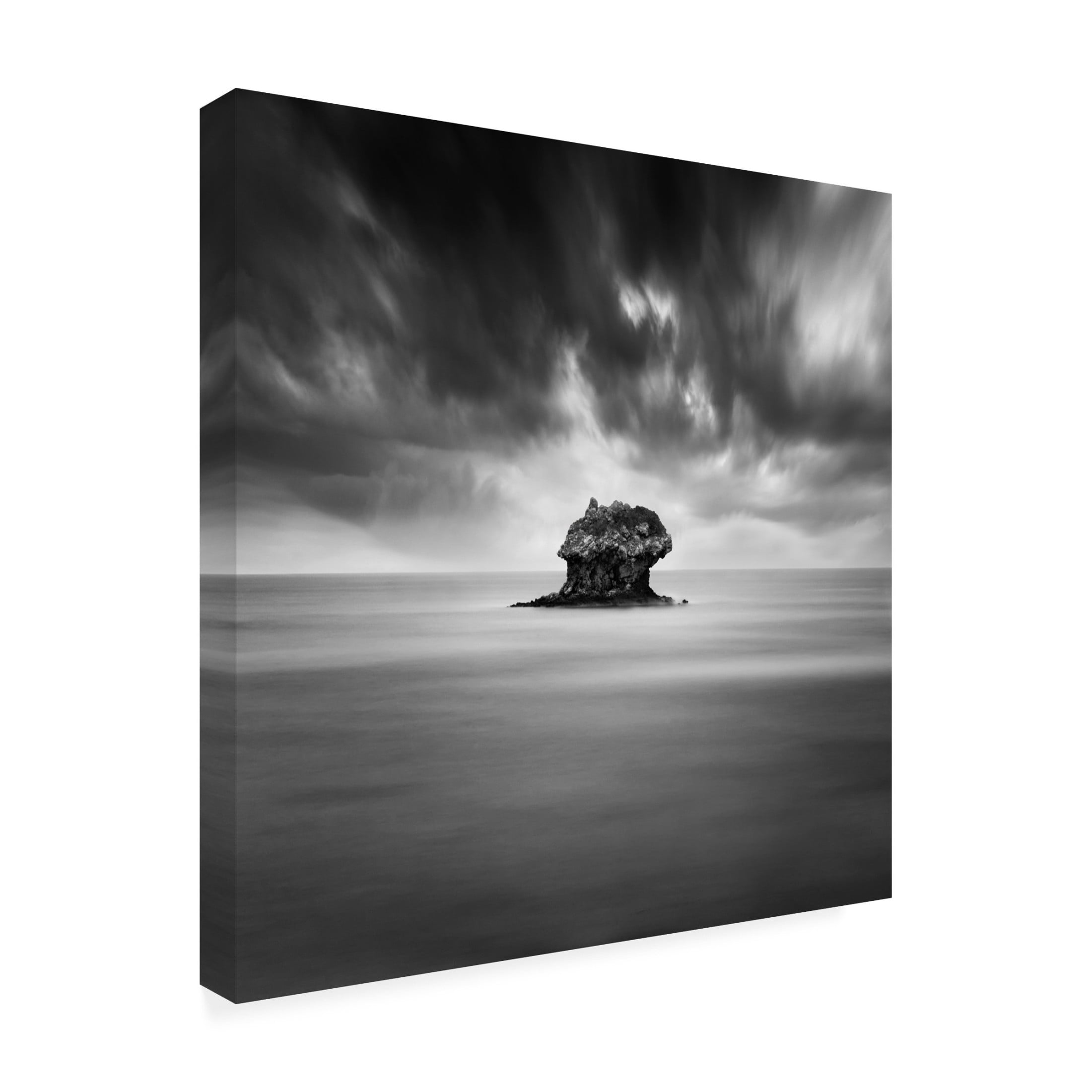 Canvas Wall Art - George Digalakis 'A Piece Of Rock 33' Wall Art for Living Room, Bedroom, or Office D?cor by Trademark Fine Art - 24 x 24 Inches