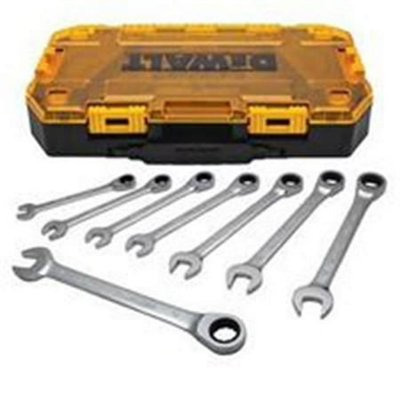 UPC: 0076174747348 | Stanley Tools 7522436 Metric Ratcheting Combination Wrench Set  8 Piece  Metal  Full Polish