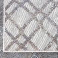 thumbnail image 3 of 7' X 9' Slate Geometric Stain Resistant Non Skid Indoor Outdoor Area Rug, 3 of 5