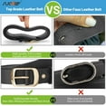 thumbnail image 5 of SUOSDEY Belts for Women 2pack Women Leather Belts for Jeans with gift box, 5 of 6