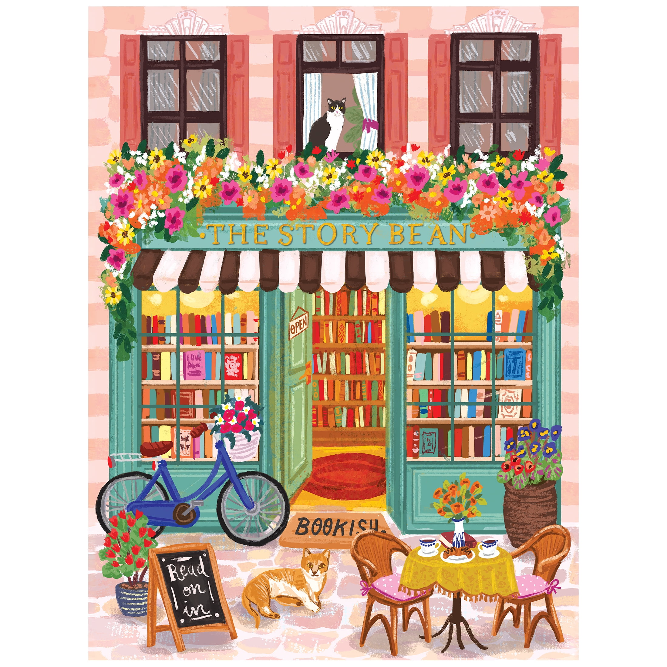 RoseArt - Puzzle à emboîter pour adultes Vertical Visions 500 pièces - Le Haricot Histoire