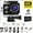 Camera With 32G Card, variant on 4K Ultra HD WiFi Action Camera with 32GB Card – High Quality, Full HD 12MP, 30FPS, Ideal for Outdoor Sports, Cycling & Diving, Easy Smartphone Connection, Transparent Housing, Black Mount