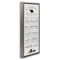 thumbnail image 3 of Stupell Industries Fun Adventure Cabin Rules Signs and Rules Painting Gray Floater Framed Canvas Art Print Wall Art, 15 x 31, 3 of 9