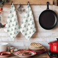 thumbnail image 6 of Green Palm Trees Kitchen Towels Set of 1, Country Summer Botanical Tropical Plants Absorbent Dish Towels for Kitchen, Microfiber Hand Towel, Quick Drying Tea Towel for Cleaning Decorative Dishcloths, 6 of 7