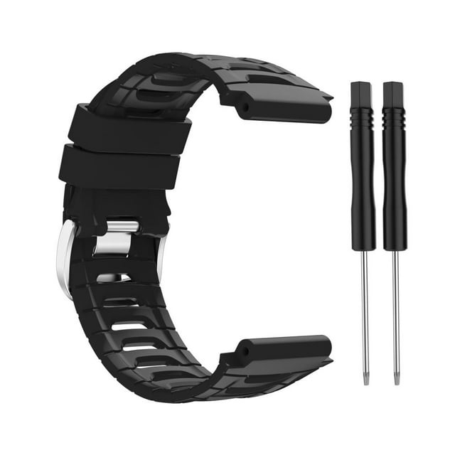 Watch Strap Silicone Watch Bands Silicone Watch Bands Replacement Bands Soft Comfortable With Steel Buckle Watch Strap Compatible For Forerunner 920XT