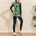 thumbnail image 5 of MuXiKeJi Clothes Women Modest Swimsuits Ruffle Full Coverage Arabic 2 Pieces Bathing Suit, 5 of 7