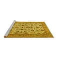 thumbnail image 2 of Ahgly Company Machine Washable Indoor Rectangle Persian Yellow Traditional Area Rugs, 7' x 10', 2 of 4