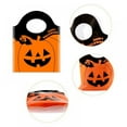 thumbnail image 4 of 50 Pcs Halloween Candy Bags Treat Bags Goody Mini Bags for Candy Cake Chocolate Cookie Wrapping Buffet-orange Tote Bags, 4 of 9