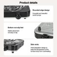 thumbnail image 3 of CUITING Plaque Chauffante Portable 1000W pour Cuisinière Électrique de Camping, 3 of 7