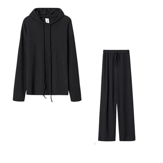 Traje casual holgado con capucha y manga larga para mujer nuevo de otoño