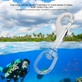 thumbnail image 3 of 316 Stainless Steel Swivel Eye Spring Hook Quick Connect Dive Pet Chain Accessories 5 Sizes, 3 of 7