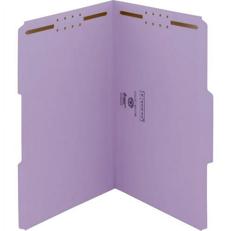 Smead 1/3 Tab Cut Legal Recycled Fastener Folder - 8 1/2 Smead 1/3 Tab Cut Legal Recycled Fastener Folder - 8 1/2