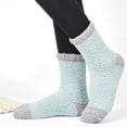 thumbnail image 6 of 5 Pairs Women's Fuzzy Socks with Non-Slip Grips, Soft Fluffy Slipper Ankle Socks for Winter Warmth, Home Sleep & Hospital Use, 6 of 7