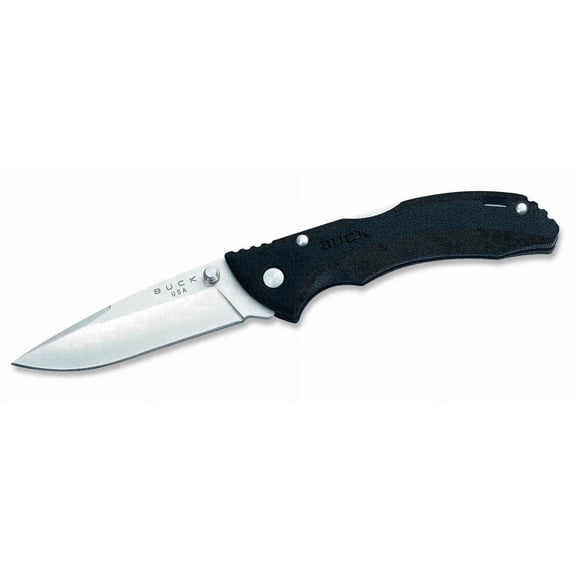 Buck Knives 284 Bantam BBW Folding EDC Knife, 2-3/4” Pocket Knife Blade, Black, 1.5 oz