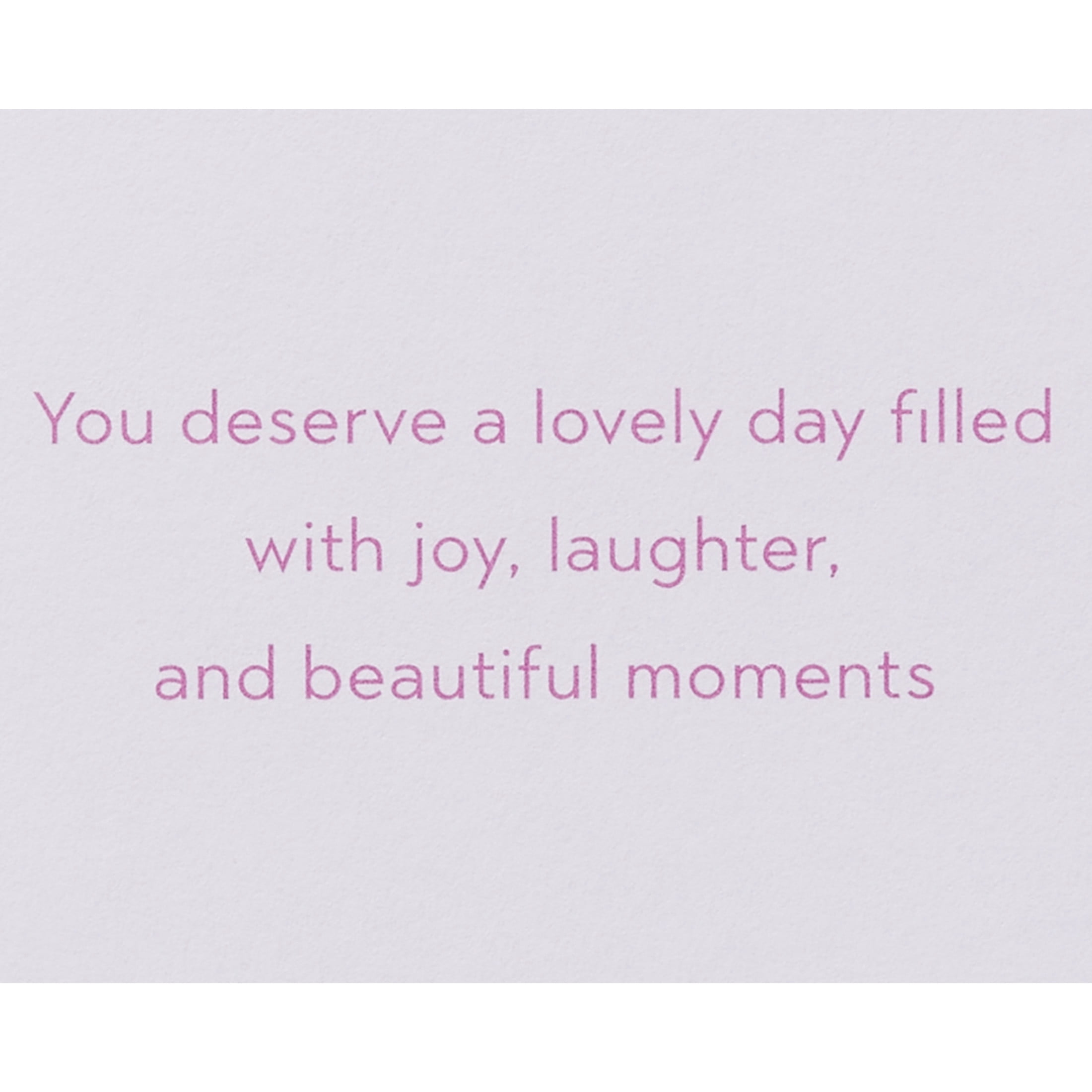 Papersong Premium Birthday Card (Joy Laughter)