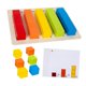 thumbnail image 4 of Bloques de aprendizaje de matemáticas bloques de construcción de madera coincidencia para niños niños niños educación temprana cubos juguetes, 4 of 9
