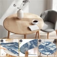 thumbnail image 3 of Round Fitted Tablecloth with Elastic Edge Design Table Cover Waterproof Stain-Resistant Wipeable Table Cloth Best for 38"-42" Round Tables Mountain Peak, 3 of 4