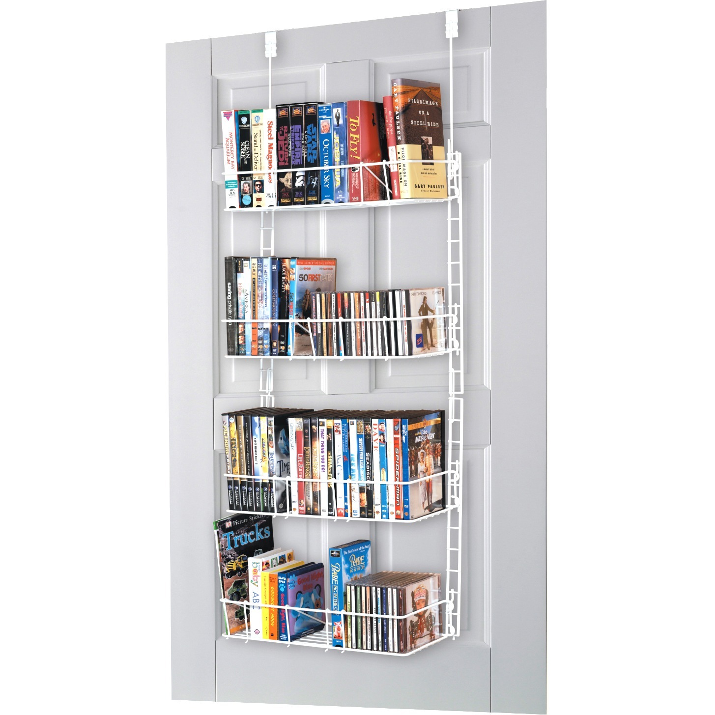 Grayline Housewares Media Storage Rack