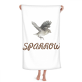 thumbnail image 1 of Sparrows Birds Animals Food Fly Hand Towel Bath Facecloth Soft Cotton Washcloth, 1 of 4