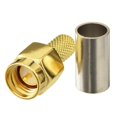 thumbnail image 3 of Saide 10 conectores SMA macho rectos para cable RG58 RG400 RG142 LMR195 (paquete de 10), 3 of 3