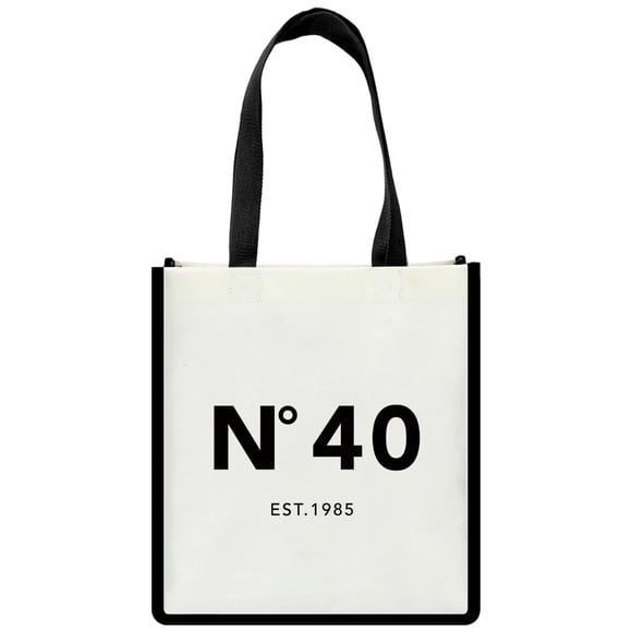 Bolsa NGLIV de lona impermeable para 40 cumpleaños, 30 x 33 x 19 cm