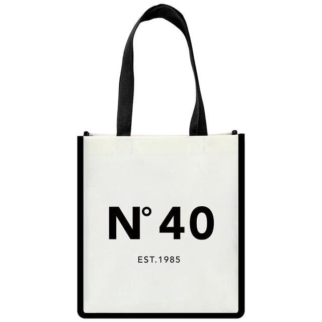Bolsa NGLIV de lona impermeable para 40 cumpleaños, 30 x 33 x 19 cm