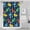 Dinosaur Art, variant on Boho Southwestern Shower Curtain - Desert Cactus & Succulent Art, Waterproof Quick-Dry Bathroom Decor with Reinforced Grommets (72x72 Inches)