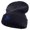 Navy, variant on Number 1 Quality Sign Embroidered Big Size Acrylic Long Beanie - Black XL-3XL