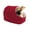 Red, variant on GOOPAWS Covered Cat & Dog Bed, Grey