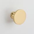 thumbnail image 5 of Goldenwarm Modern Cabinet Knobs Brushed Gold Knobs for Drawers Zinc Alloy Brass Round Knobs 15Pack, 5 of 5