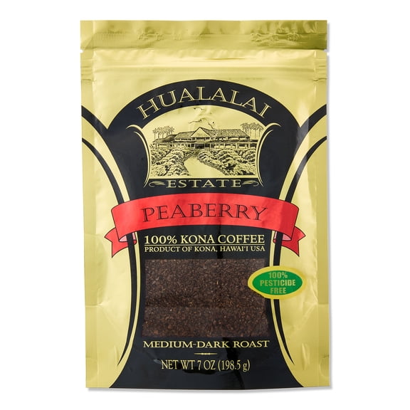 Hualalai Estate Coffee 100% Kona Coffee 7 oz Ground or Whole Bean