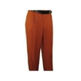 thumbnail image 2 of Men 2pc Walking Leisure Suit Short Sleeves By DREAMS 256-09 Solid Papaya, 2 of 7