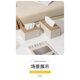 thumbnail image 2 of Xiao Hua Funda para caja de pañuelos, soporte de cuero, funda rectangular para pañuelos, servilletas, soporte rectangular para baño, hogar y oficina, 25 x 14 x 10 cm (beige A, L), 2 of 2