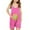 Pink, variant on Odeerbi 5-13 Years Kids Girls Summer Jumpsuit Dots Flower Print Camisole Romper Casual Breathable Comfortable Suspender Overalls Bib Overall Shorts with Pockets