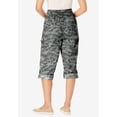 thumbnail image 2 of Woman Within Plus Size Convertible Length Cargo Capri/Bermuda, 2 of 6