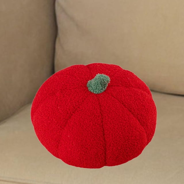Elodie Coussin Décoratif Canapé Action de Grâce Cadeau Doux Citrouille Rouge