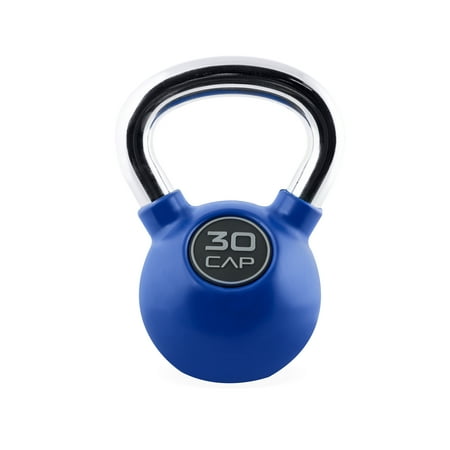 UPC: 0702556074305 | CAP Barbell Rubber Coated Kettlebell 30lb Single