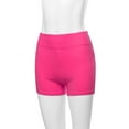 thumbnail image 5 of A2Y Women's Basic Solid Premium Cotton High Rise Bike Shorts Hot Pink 3XL, 5 of 6
