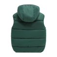 thumbnail image 3 of Kiijoy Toddler Boys Puffer Vest Solid Color Sleeveless Hooded Jacket, Sizes 4-5, 3 of 6