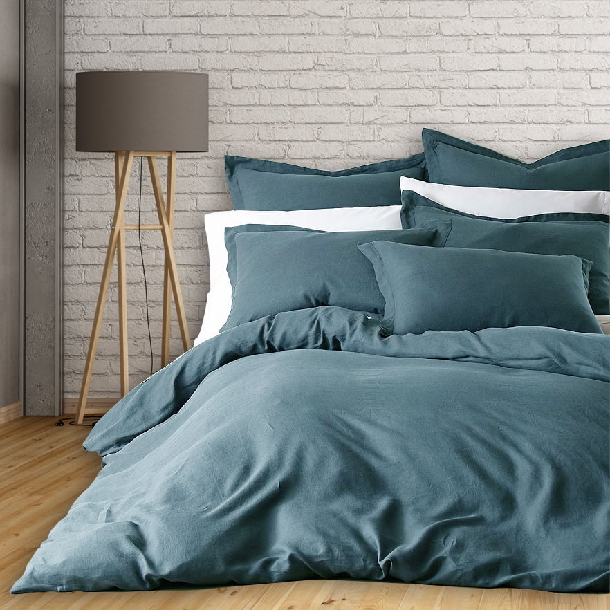 Linen Duvet Cover Set Mint Queen Walmart Canada
