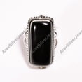 thumbnail image 4 of Golden Sheen Obsidian Gemstone 925 Sterling Silver Statement Ring Wedding Gift Jewelry, 4 of 5