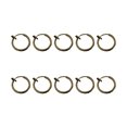 thumbnail image 1 of pitrice 10 Paires Convertisseur de Fil d'Oreille avec Boucle Réglable Multi Clip-on Boucle d'Oreille Résultats Indolore Invisible Boucles d'Oreilles Adaptateur Pas de Pendaison Noir 11MM, 1 of 7