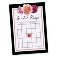thumbnail image 2 of Inkdotpot Bridal Wedding Shower Bachelorette Party Bulk Blank Square Fill In Gift Ideas 50FloralBingoGameCards, 2 of 7