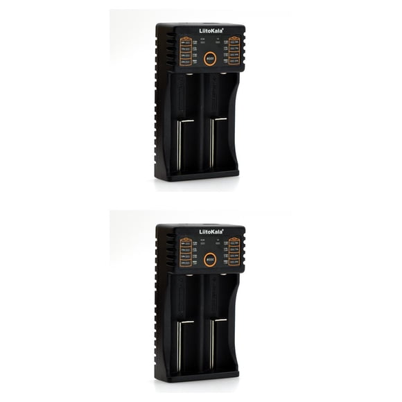 Sidaley Battery Charger Accessories Small Size Universal USB Batteries Rechargeable Charging Power Supply Stable Device Tool Charge como se muestra en la imagen 2piezas