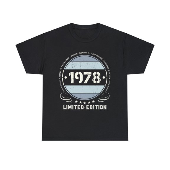 Vintage 1978 T Shirts for Men Retro Funny 1978 Birthday Big and Tall Tshirts Shirts for Men