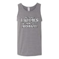 thumbnail image 2 of Wild Bobby, Best Husbands Gets Promoted to Daddy, Father's Day, Men Graphic Tank Top, Heather Grey, X-Large, 2 of 3