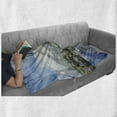 thumbnail image 5 of Landscape Soft Flannel Fleece Throw Blanket, Mountain Lake in the Alps Outdoor Scenic Crystal Clear Water Glacier Setting, Cozy Plush for Indoor and Outdoor Use, 70" x 90", Multicolor, by Ambesonne, 5 of 5