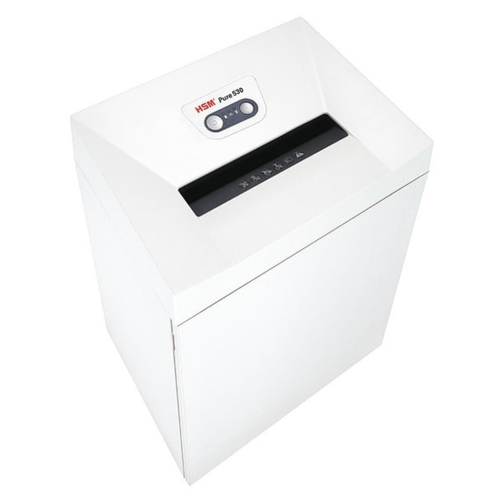 Hsm Paper Shredder, Strip-Cut, White, 21 gal. Pure 530