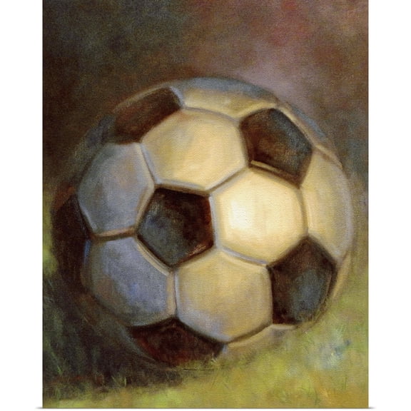 Great BIG Canvas | Rolled Hall Groat II Poster Print entitled Soccer Ball